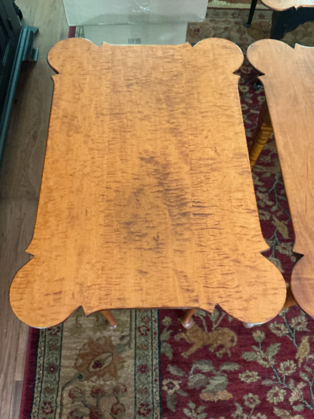 2 original JL Treharn porringer side tables. Price is for the pair