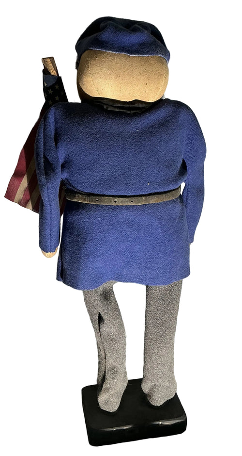 30” tall hand made Union Soldier doll