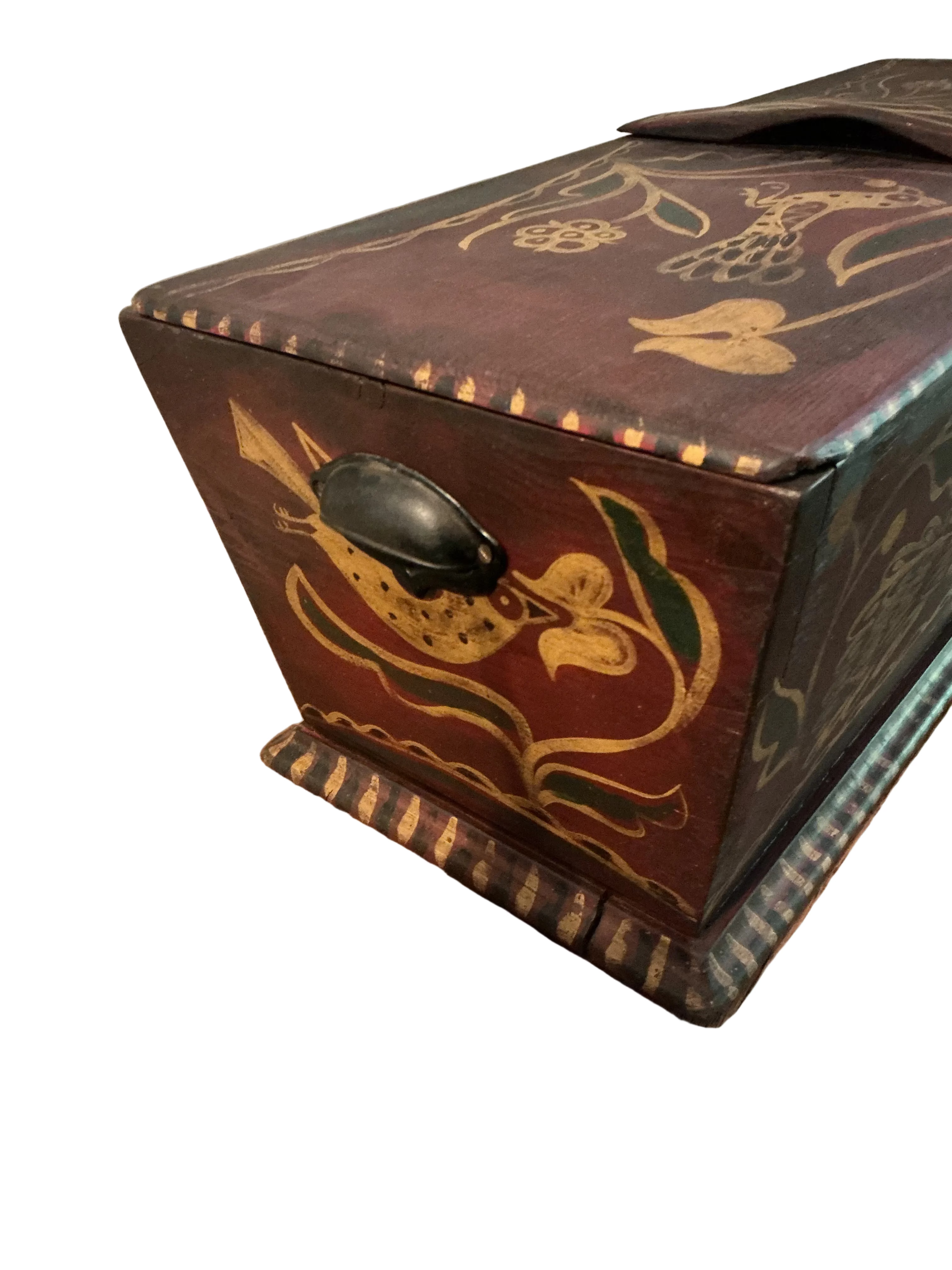 Kathy Graybill antique table top dough box