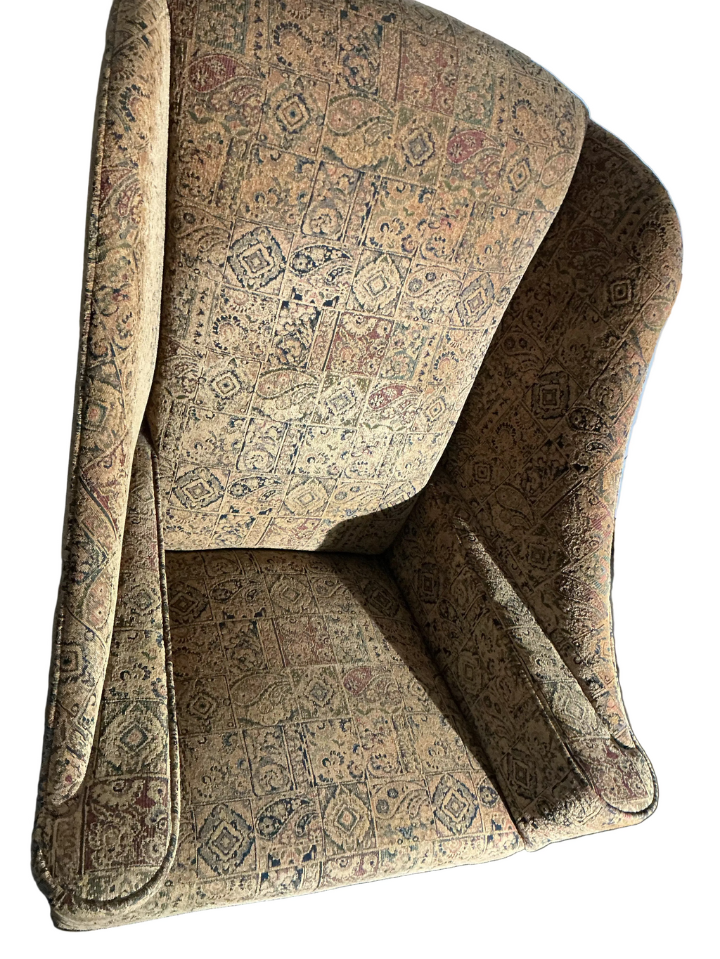 Chair and ottoman by Hallogan