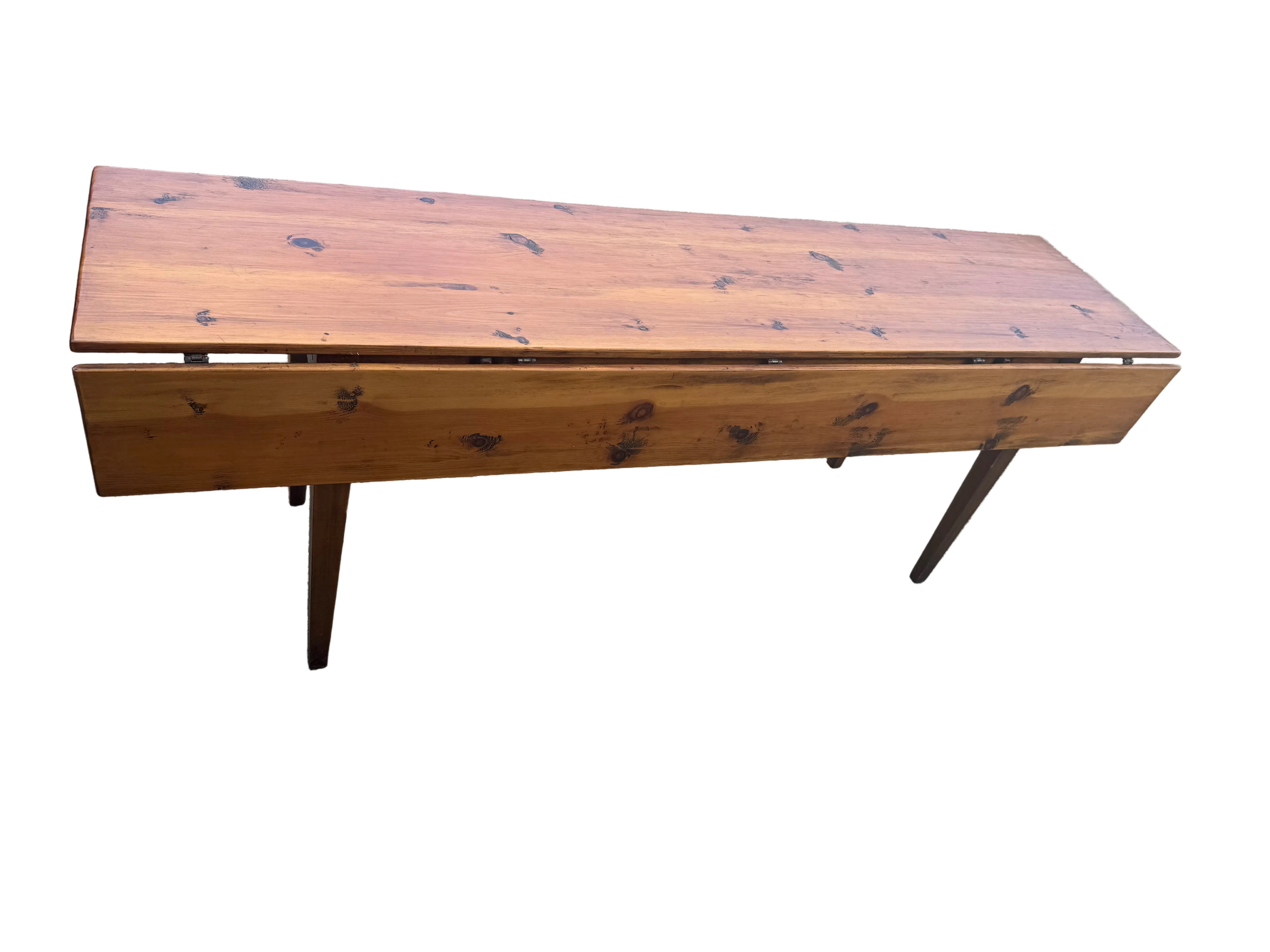 Stephen von Hohen “Bucks County Collection” Pine Harvest Dining Table with Butterfly Leaves