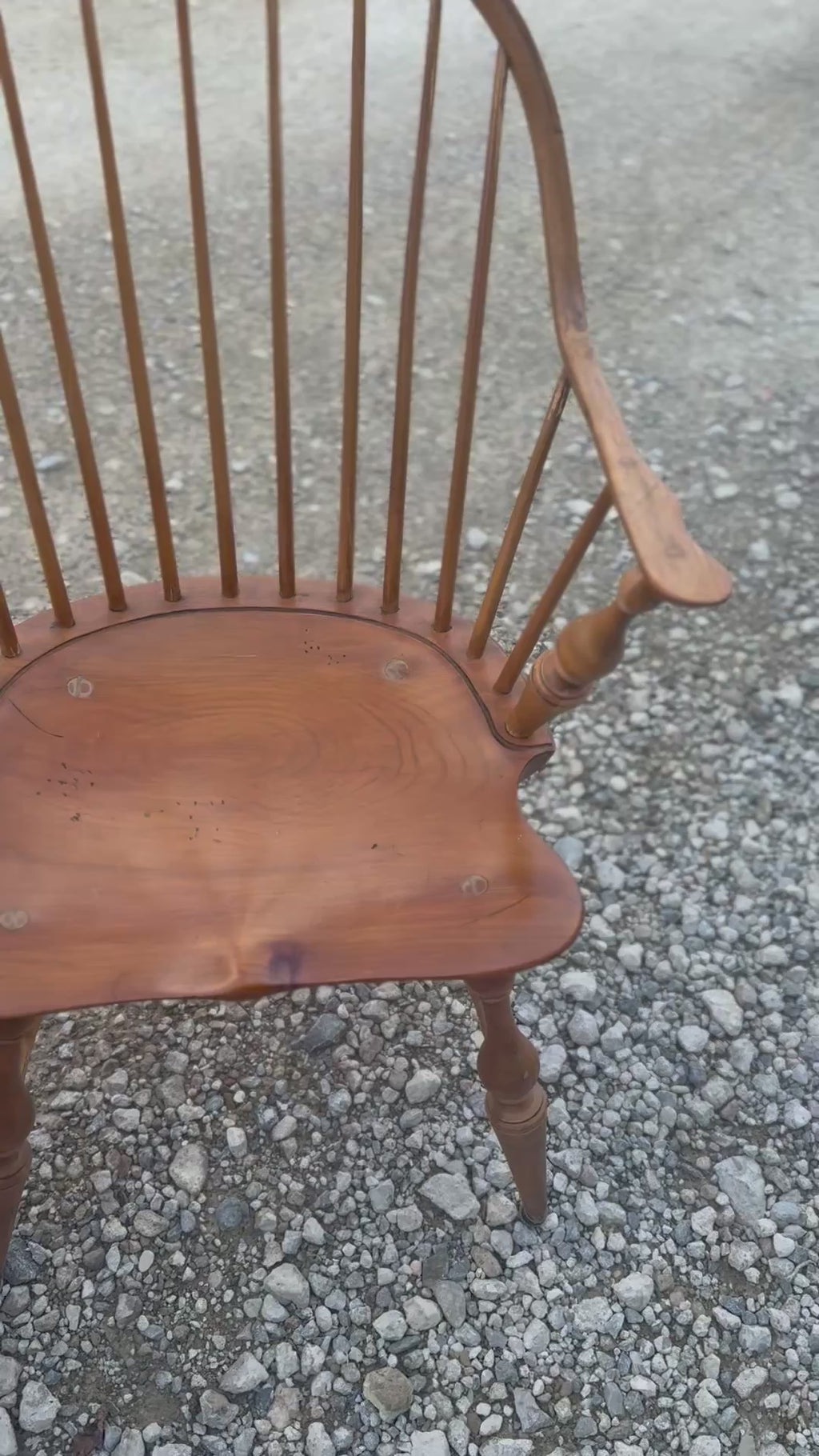 Six D.R. Dimes Windsor Chairs